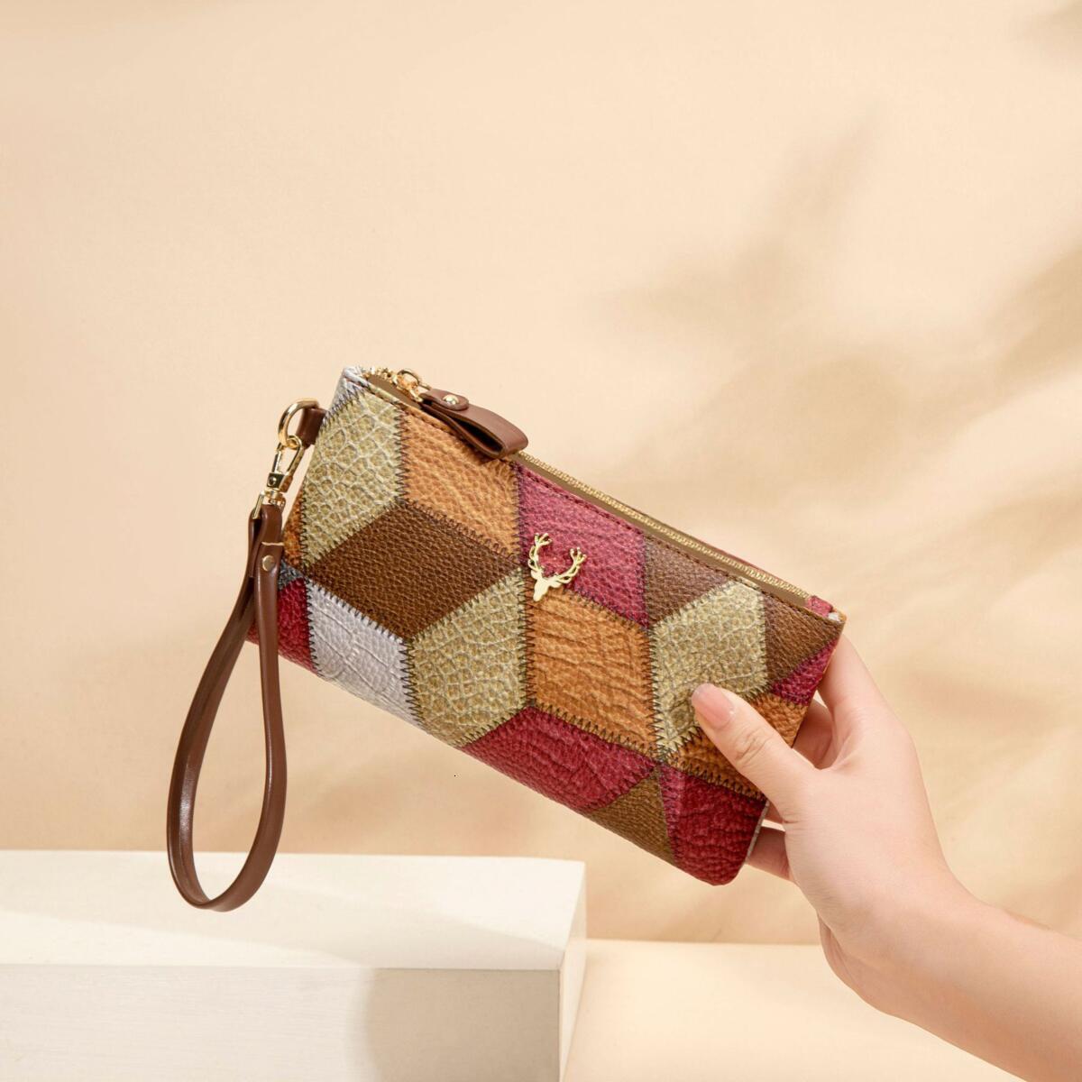 Free Shipping Designer Wallet Luxury Bag Long Wallet For Women 2025 New Fashion Trend Ultra-thin Wallet High-end Feel Compact Popular Niche Design Pho