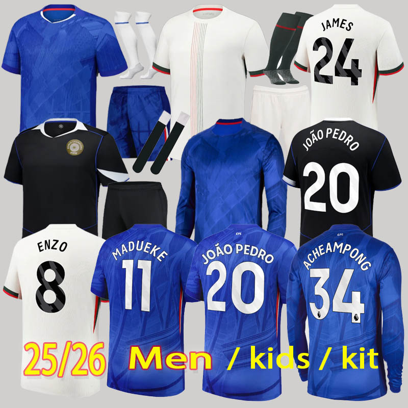 2025 2026 chelses Palmer NETO CAICEDO DELAP Enzo MUDRYK Madueke JAMES N.JACKSON NKUNKU COLWILL chelses football Shirt men kids kit Stadium sock