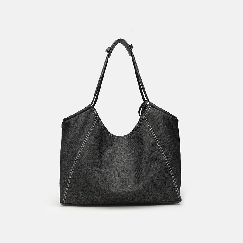 853971G01 Luxury Fashion Cowboy Tote Bag for Women 2025 Large Capacity Customized Letter Shoulder Underarm Commuter Mother and Child Bag