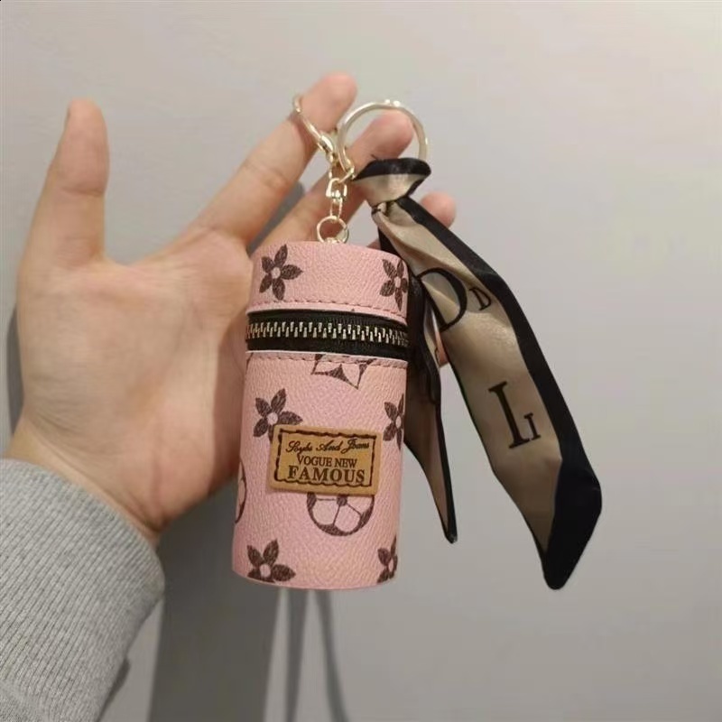 Coin Purse Keychain Lipstick Bag Storage Pouch Wireless Earphone Protective Case Gift Embossed Gold Stamping 250916