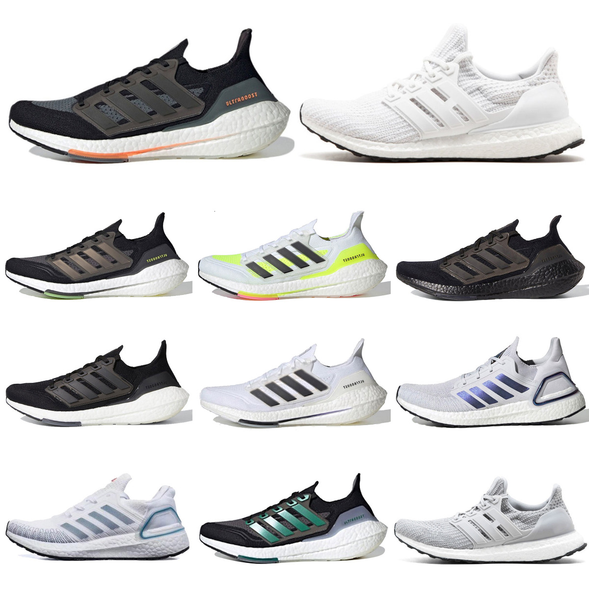 Ultra 20 UB 21 Boosts Sports Shoes Trainer Men Women Ultra 1.0 DNA 4.0 6.0 Triple Black White Mesh Jogging Outdoor Shoe Dash Grey Solar Blue Metallic Tech Designer Sneakers