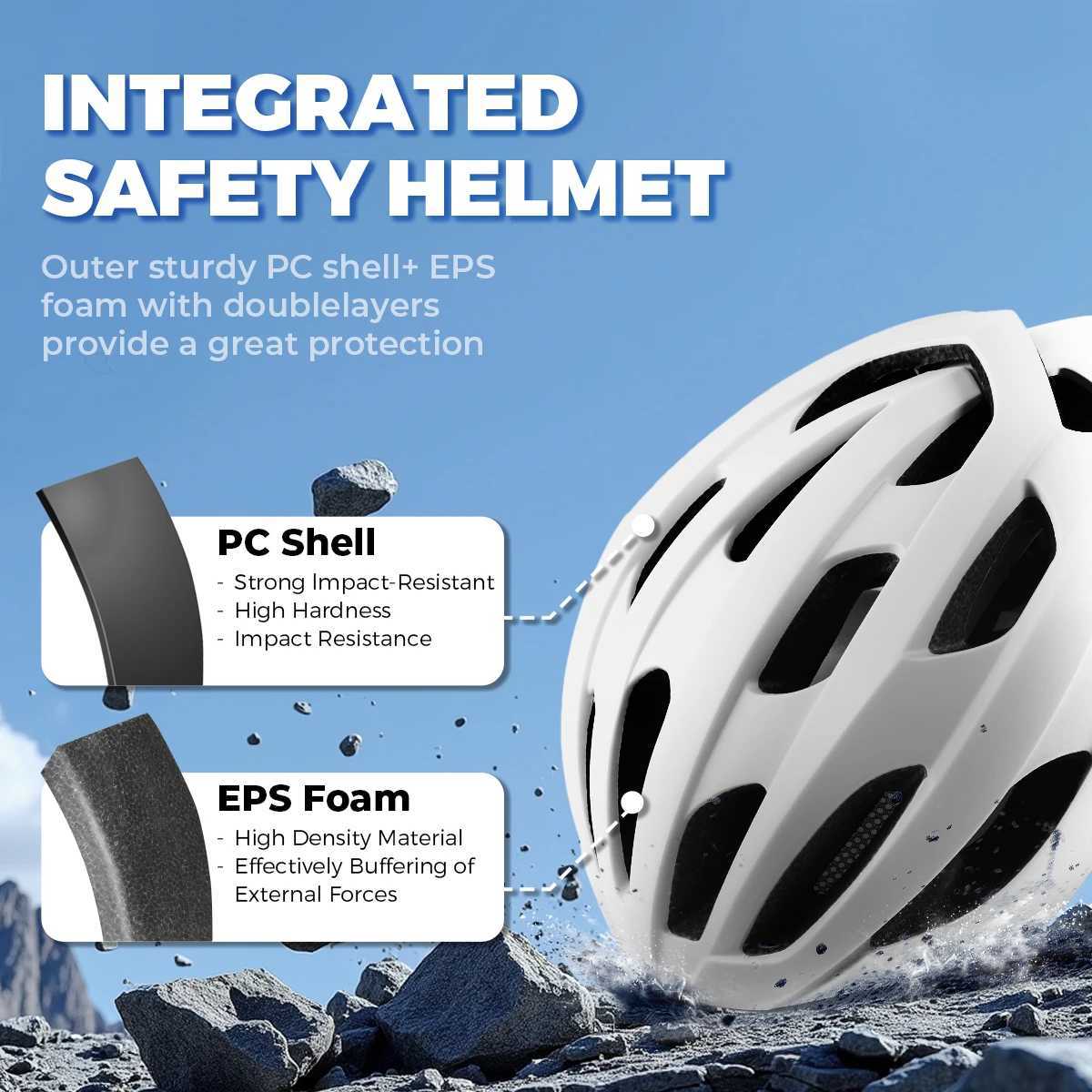 VICTGOAL Lightweight Bicycle Helmets for Men Women Breathable Bike Helmet MTB Road Scooter Safety Caps Adult Cycling Accessories J250916