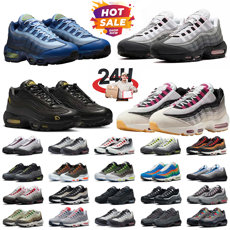 95s Neon designer Running Shoes Classic Triple Black White Yellow Cool Grey Olive Midnight Navy Men Trainers Sports Sneakers size 36-46 with box