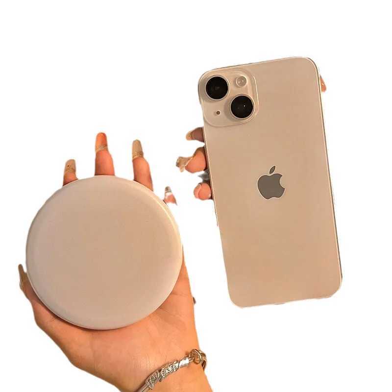 Makeup mirror portable small mirror with light led makeup mirror pocket mini handheld luminous folding round mirror C250916