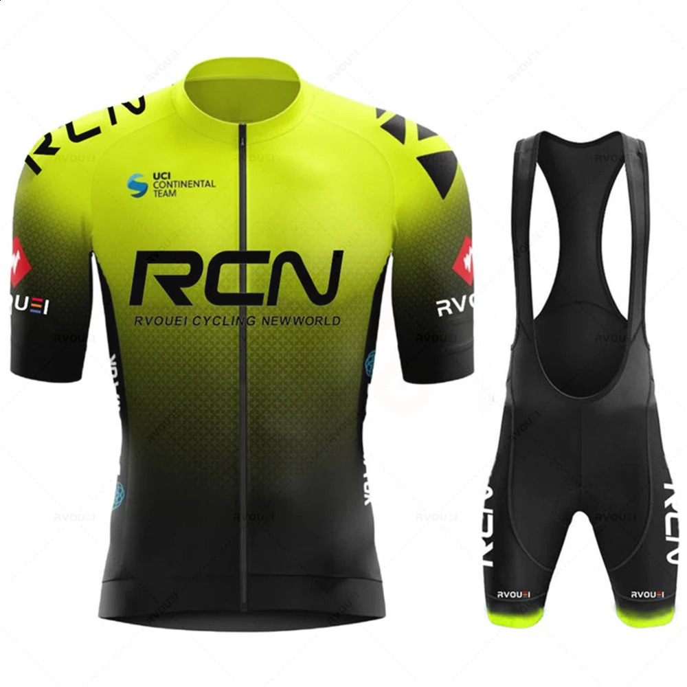 Rcn Cycling jersey Sets 2025 Mens Cycling Clothing Summer Short Sleeve MTB Bike Suit Bicycle Bike Clothes Ropa Ciclismo Hombre 250915
