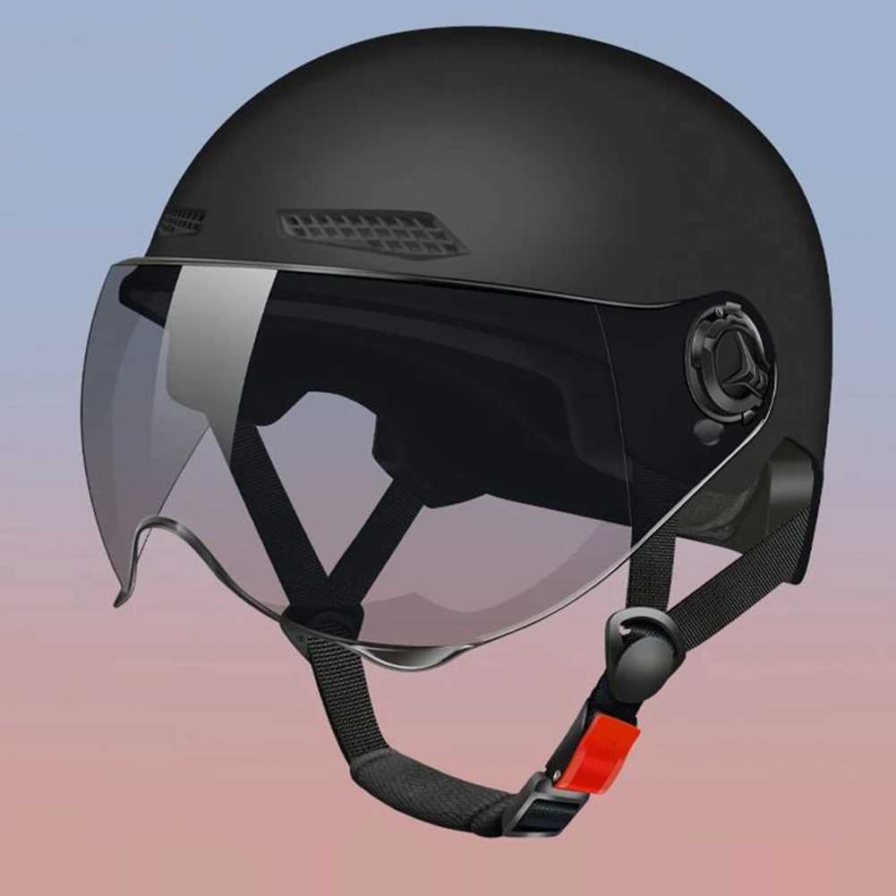 Electric Bike Helmet Cycling Safety Helmet Adjustable Lightweight Bicycle Helmet Breathable Detachable Lining for Summer J250916