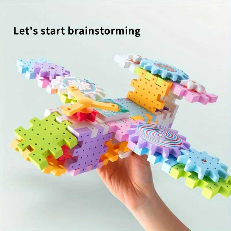 Hot 83263 PCS Electric Gears 3D Puzzle Model Building Kits Plastic Brick Blocks Educational Toys For Kids Children Xmas Gifts C250916