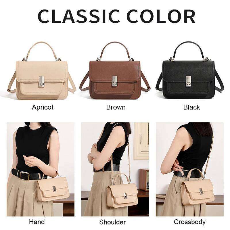 Designer Bags New Brand Designer Women's Genuine Cowhide Leather Shoulder Handbag Lady Motorcycle Bag Girls Daily Versatile Crossbody Luxury Bag