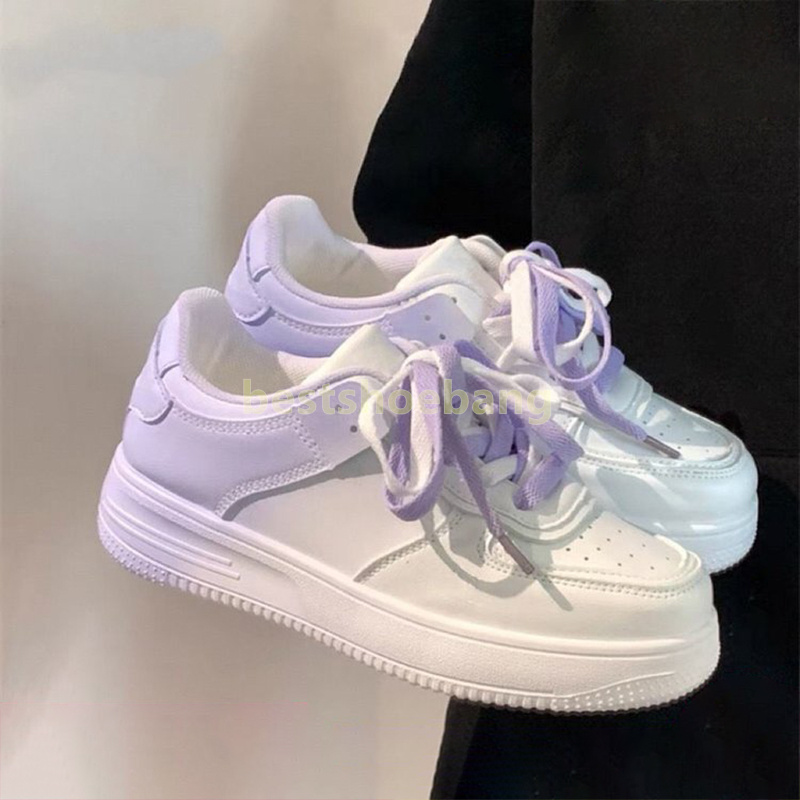 Stylish Ladies trainers Comfort Breathable running shoes Casual Gradient-Color sneakers women shoes Mesh leather white Versatile outdoor sneaker Size 