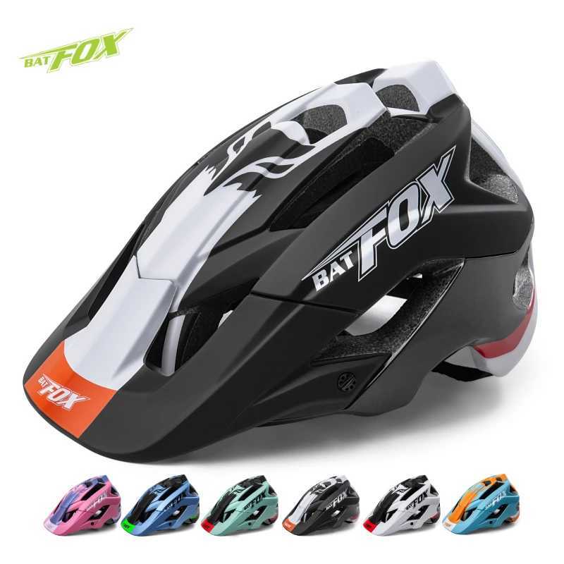 BATFOX Youth Cycling Helmet Multi Color Choice Dazzle Mountain Bike Helmet Ebike DH MTB Cycling Safety Hat Helmet CEEN1078 J250916