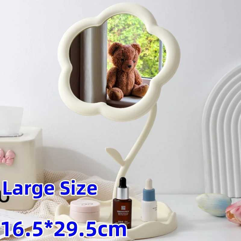 Flower Mirror Desktop Mirrors Creative Dormitory Desktop Online Celebrity Gao Yan Value Mirrors for Bedroom Home Decor Mirror C250916