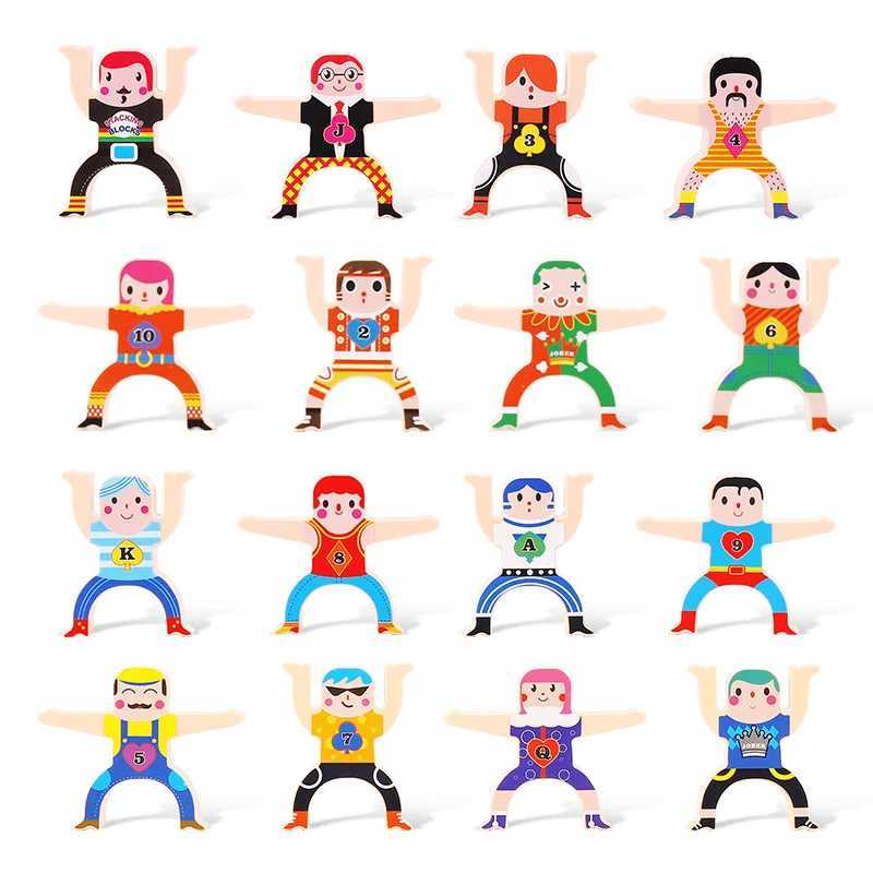 DIY Montessori Toys Balance Doll Building Blocks Board Stacking High Blocks Play Games Early Educational Toys For Children Kids C250916