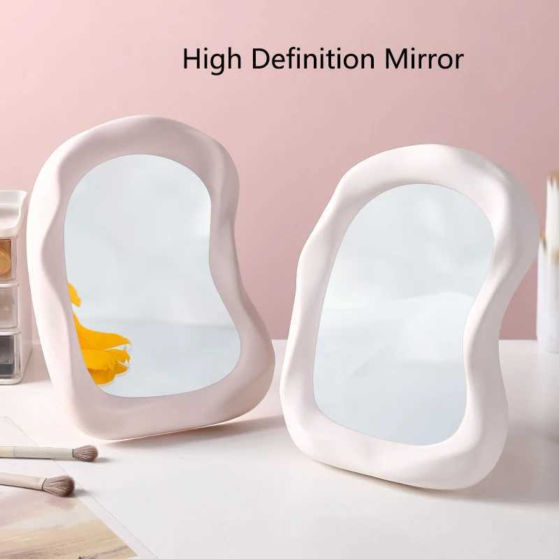 New HangingDesktop Makeup Mirror Cream Style Mirrors Cloud Shaped Student Dormitory Bedroom Bathroom Vanity Mirror Pink White C250916