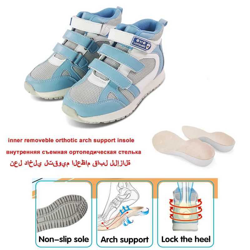 Ortoluckland ldren Sneakers Girls Boys Solid Spor Orthopedic Shoes Tipsietoes Flatfoot Booties For Kids Toddlers W250916