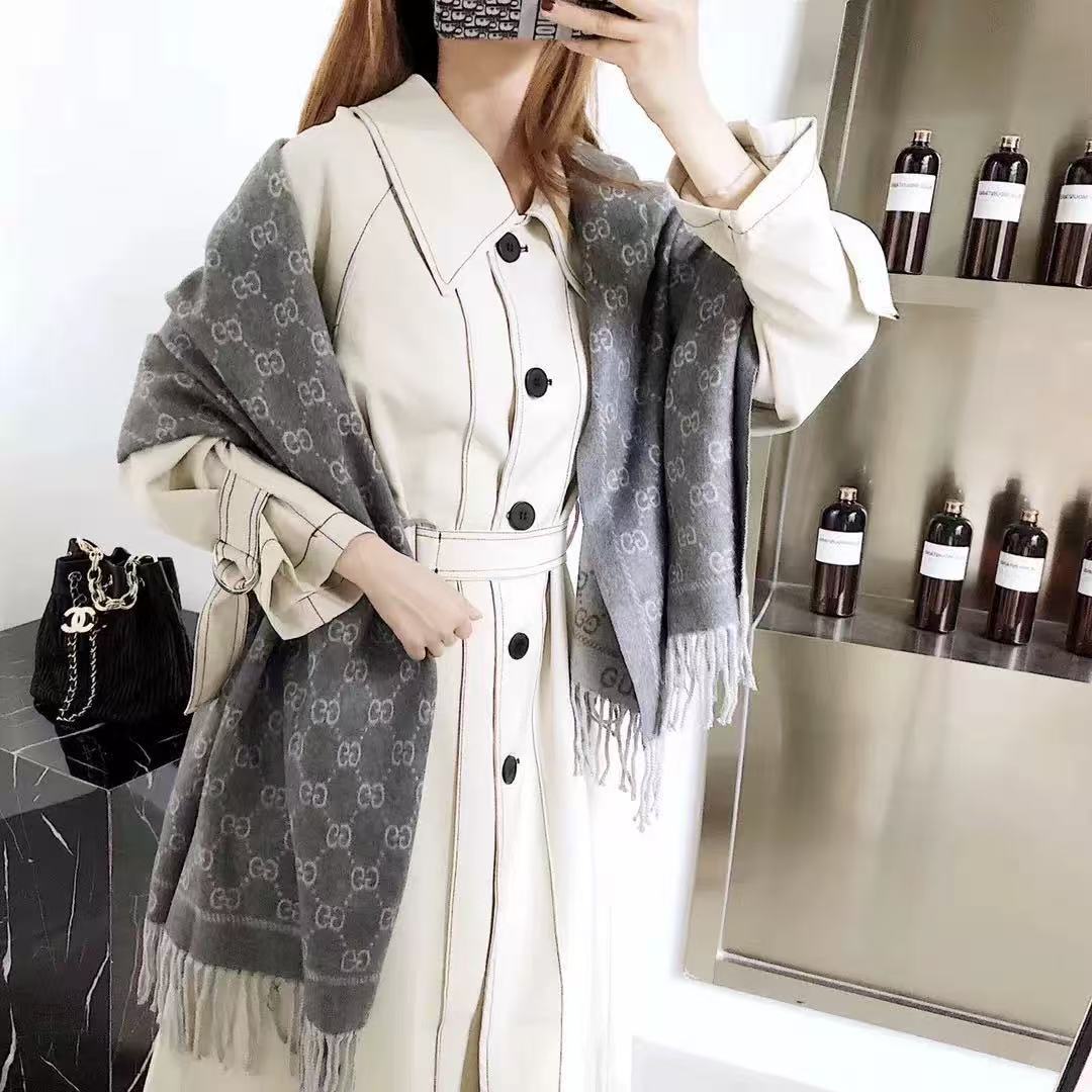 scarf designer scarfs womens letters GG scarf designer for women Luxury scarf big Shawls brand Scarves Winter 100% Cashmere big Wraps for women Christmas gift 180*65cm
