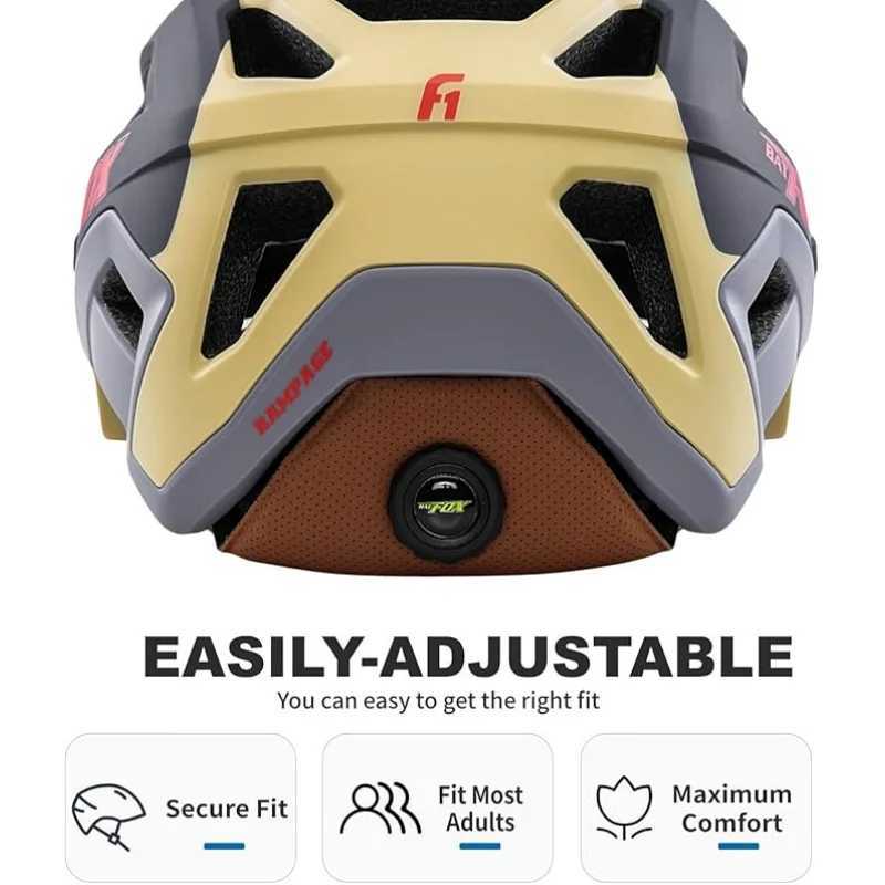 BATFOX 2025 MTB Helmet SpeedfRAMe Mountain Cycling Helmet Great Fit Lightweight BicycLE Helmets with GoggLE For Adults Man J250916