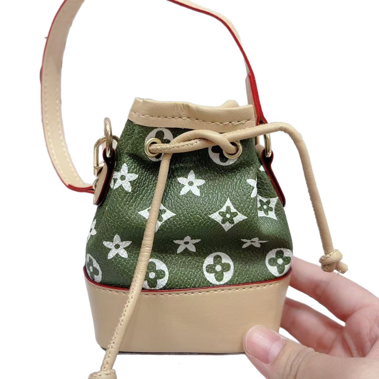 Bestseller Mini Coin Purse Bucket Print 2024 New Fashion Crossbody Women's Stylish Handheld Single Shoulder Bag ddmytues