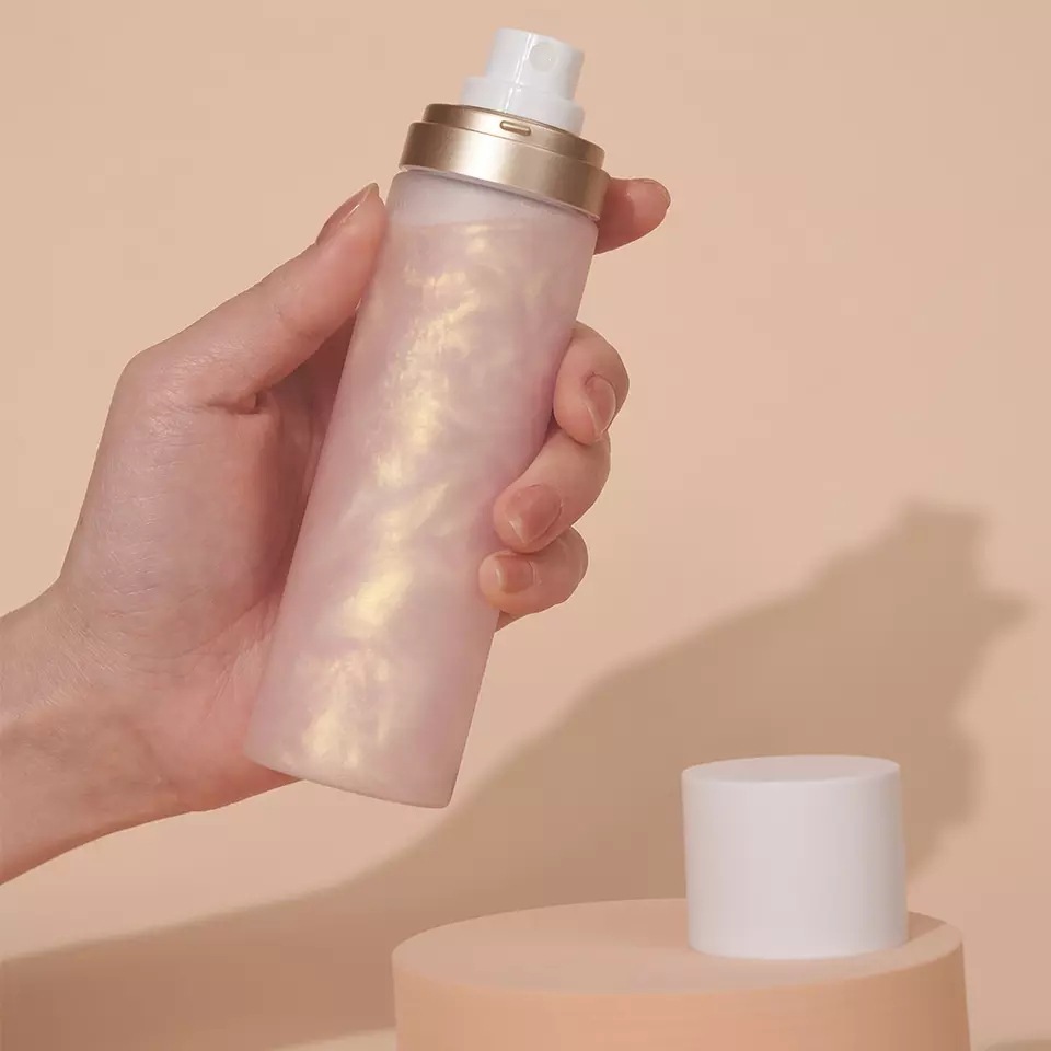 Foundation Primer Professional Private Label Waterproof Oil Control Fix Spray Shimmer Face Base Makeup Setting Spray DH-SM101