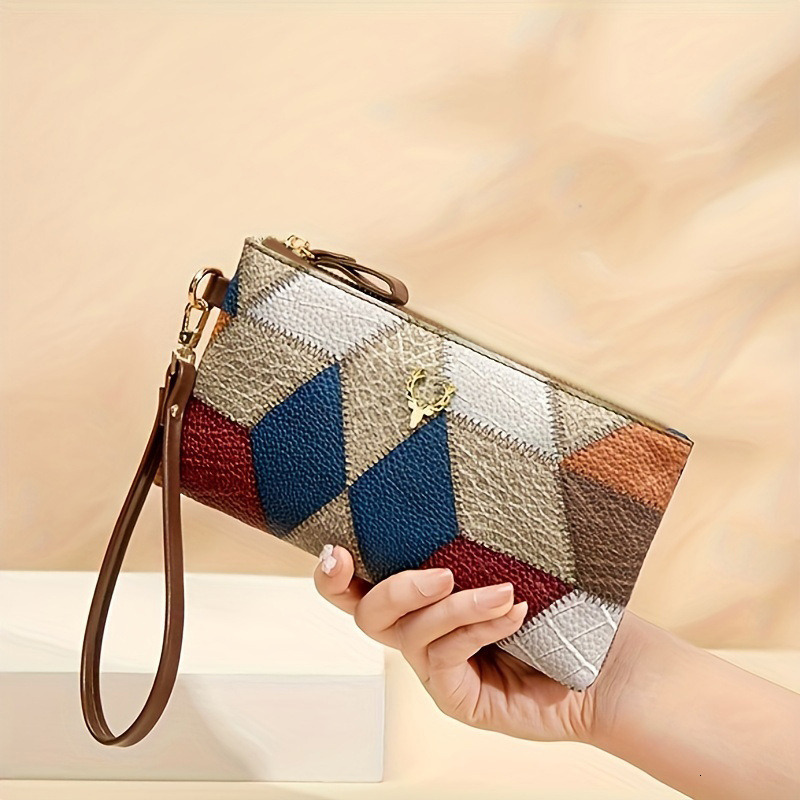 Free Shipping Designer Wallet Luxury Bag Long Wallet For Women 2025 New Fashion Trend Ultra-thin Wallet High-end Feel Compact Popular Niche Design Phone Bag