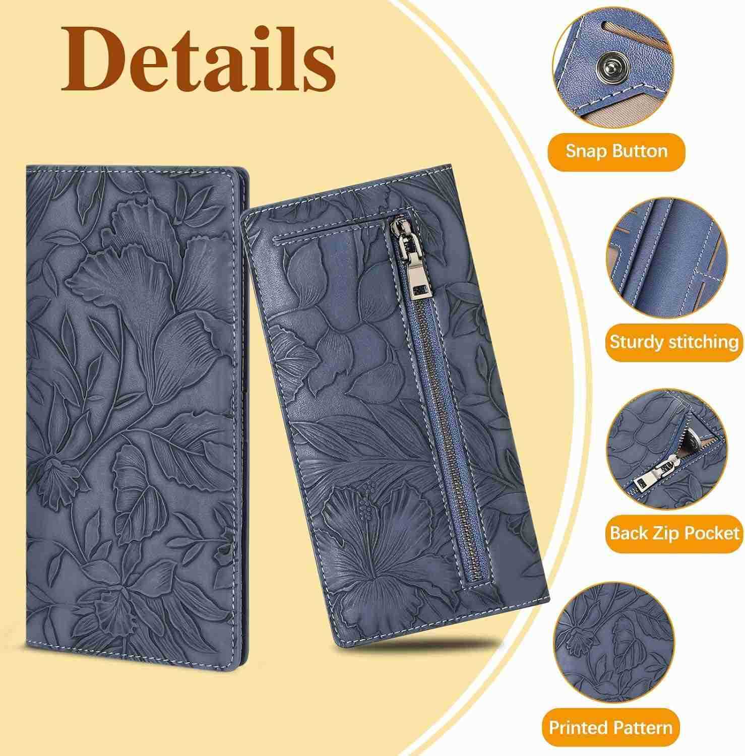 Ultra Slim Thin Wallet for Women Bifold Leather RFID Blocking Designer CARD Holder Z250916