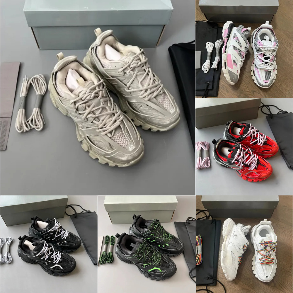 Brand Sneakers Track Runners 7.0 7.5 3.0 Designer Platform All Black white Multicolor Pink Blue Grey Ancien Daddy men women trainers Tennis Shoes X250207 24 a2