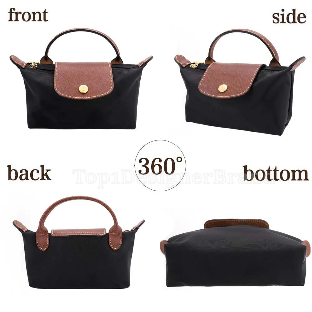 designer bag Bag French Mini Dumpling Daily Commute Versatile Crossbody Longlys Champlys Handbag Womens mini Bag Perforated Shoulder Strap Shopping Ba
