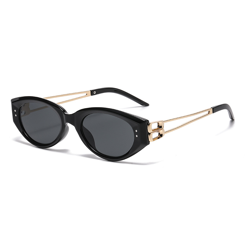 Unisex retro style oval lens modern high quality sunglasses, daily wear beach glasses, outdoor activities fashion designer accessories