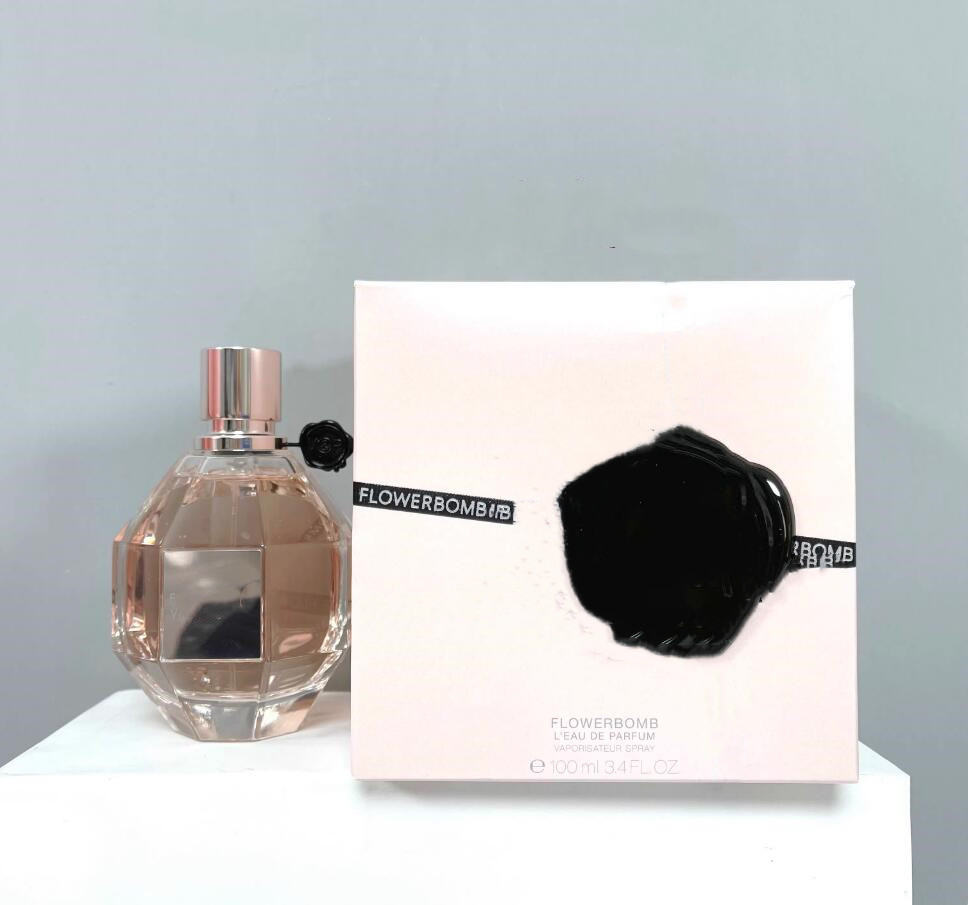 100ML FLOWERBOMB Ruby Orchid Oriental Rose White Woody Women's Fragrance Long Lasting Smell Cologne Spray