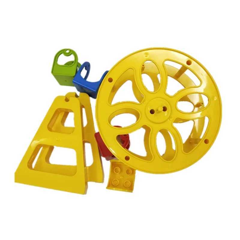 Big Building Block Ferris Wheels City Race Car Bus Amusement Park Compatible Duplo Educational Creative Toys Children Kids Gifts C250916