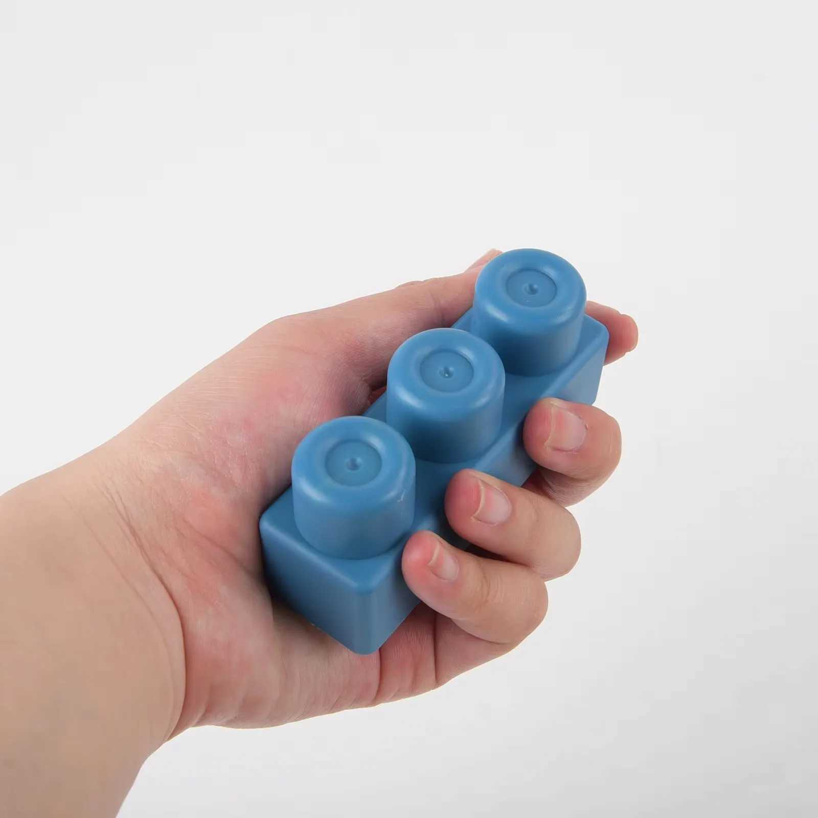 New Upgraded Early Education Puzzle Assembly Toy Chewable And Boiled Large Soft Rubber Building Block DIY Large Size Toy Than C250916