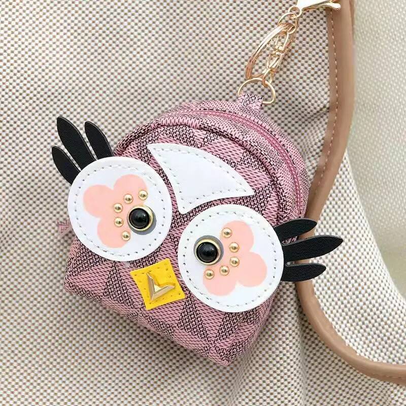 Bestseller Explosive owl headphone Small wallet pendant, keychain, light and high-end small bag ddmytues
