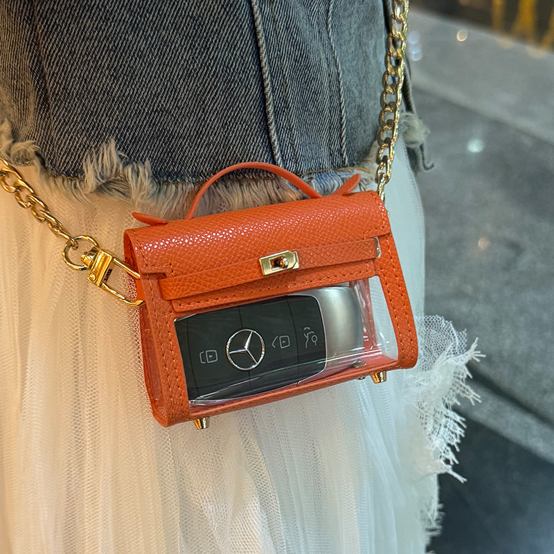 Car Key Case Compatible with Mercedes Porsche Audi Volkswagen Buick Weilai Key Holder for Women 250916