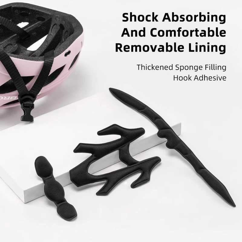 ROCKBROS Bike Helmet Women Lightweight BreathabLE With GoggLEs LEns AdjustabLE Cycling Helmet MTB Road BicycLE Safety H J250916