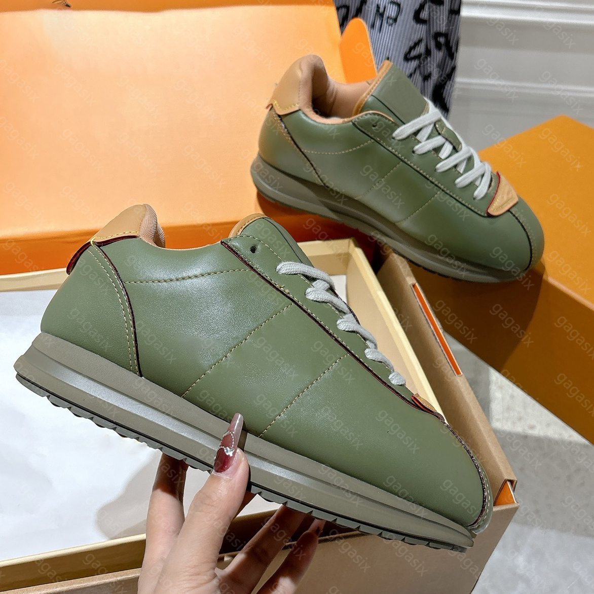 New BUTTERSOFT Sneaker Designer Leather Comfort Sneaker Fashionable High-end Shoes Celebrity Style Casual Shoes 35-45