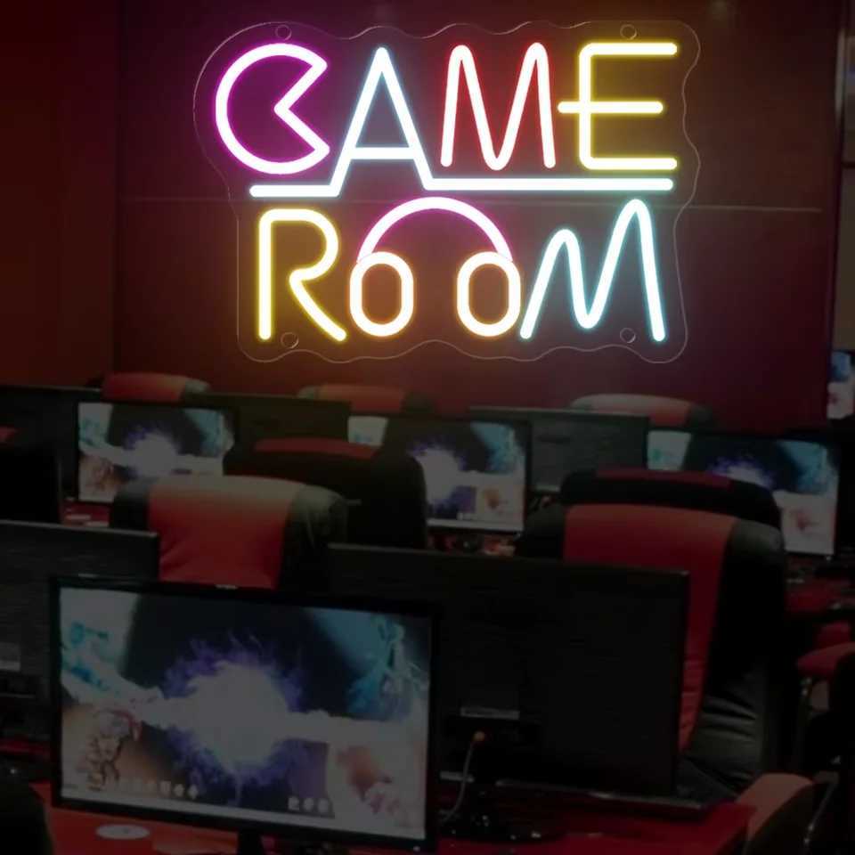 Gamer LED Neon Light Sign Night Lights Bar Esports Room Game Room Home Hanging Wall Electronic Sports Decoration USB Neon Signs Y250916