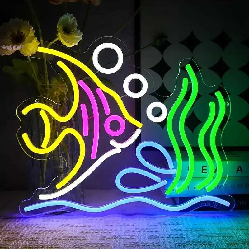 Fishing Neon Sign Dimmable Room Decoration Fly Fishing Neon Sign for Wall Decor Led USB Go Fishing Sign For Gear Store Y250916