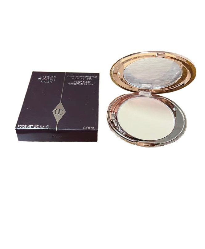 AirBrush Flawless Finish Micro Powder Face Makeup Setting Pressed Powder Complexion Perfecting Medium Fair Palette Top quality 8g 0.28oz Cosmetics