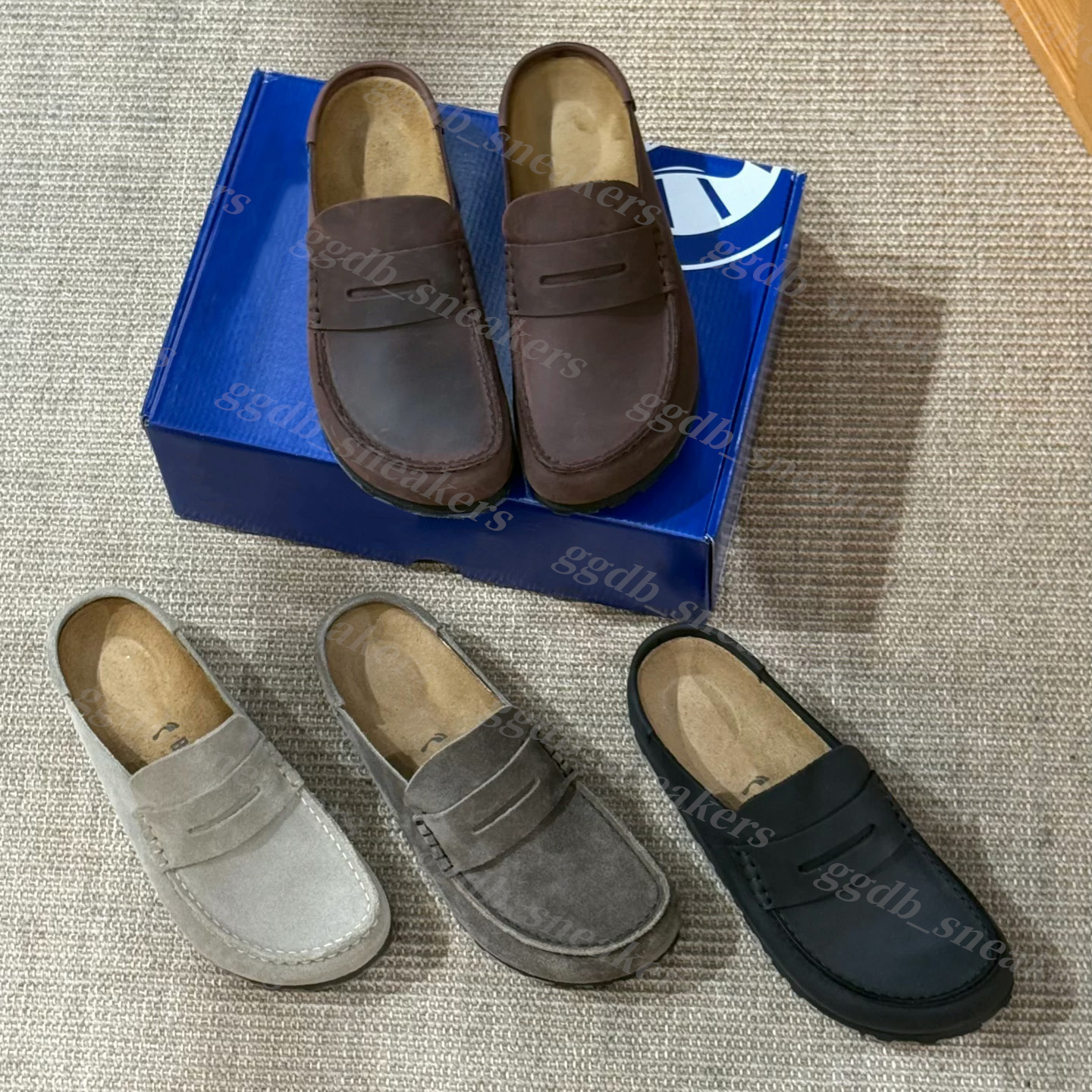 Designer Naples Women Men Slippers Wrapped Clogs loafers Sandals Clog Cork Flat High Quality Fashion Winter Summer Shoes Leather Slide Beach Size 35-46