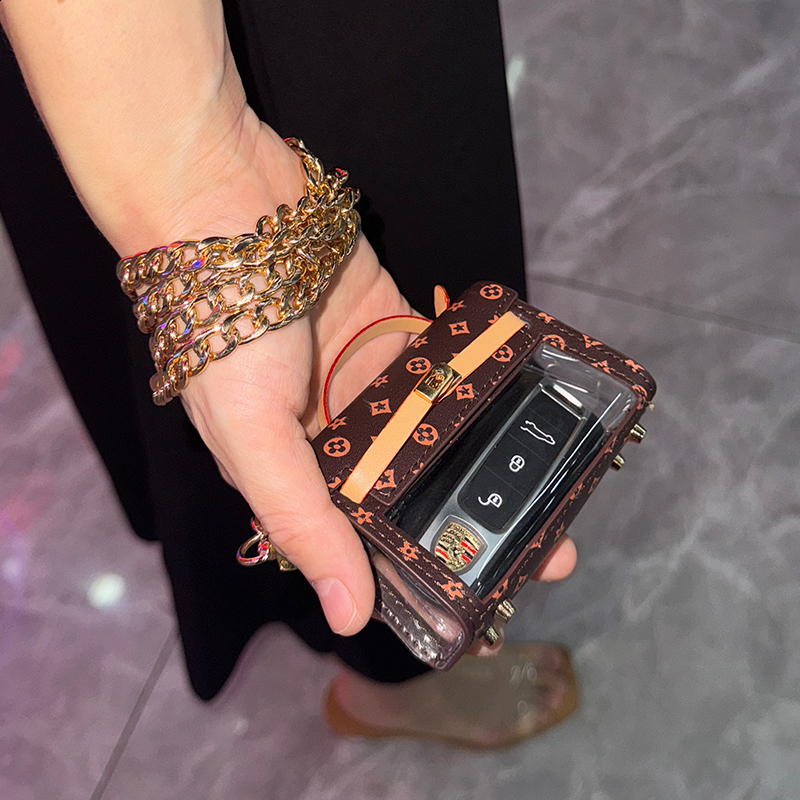 Car Key Case Compatible with Mercedes Porsche Audi Volkswagen Buick Weilai Key Holder for Women 250916