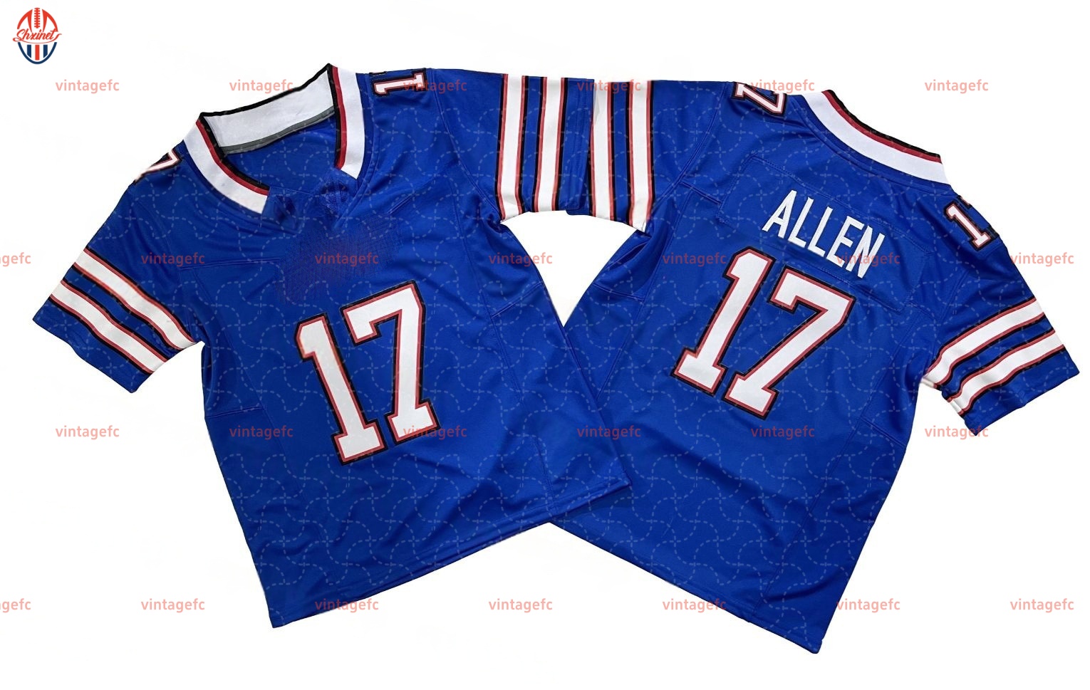 Custom Josh 17 Allen 2025 Rivalries Football Jersey Joey Bosa Gabriel Davis Miller James Terrel Bernard Rasul Douglas Dawkins Cook III Competitive ver