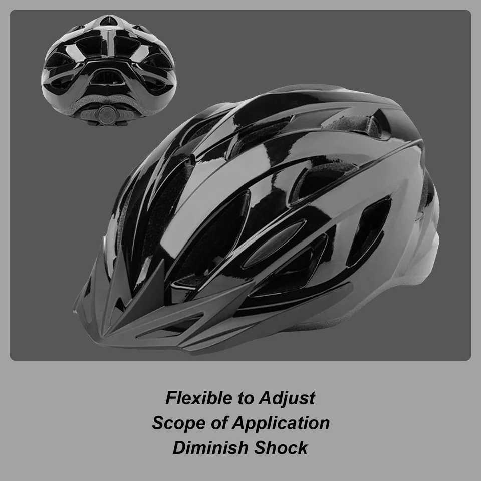 Biking Helmet Lightweight Cycling Helmet Ventilation Safety Gear with Chin Strap AdjustabLE Riding AccESSories for Men J250916