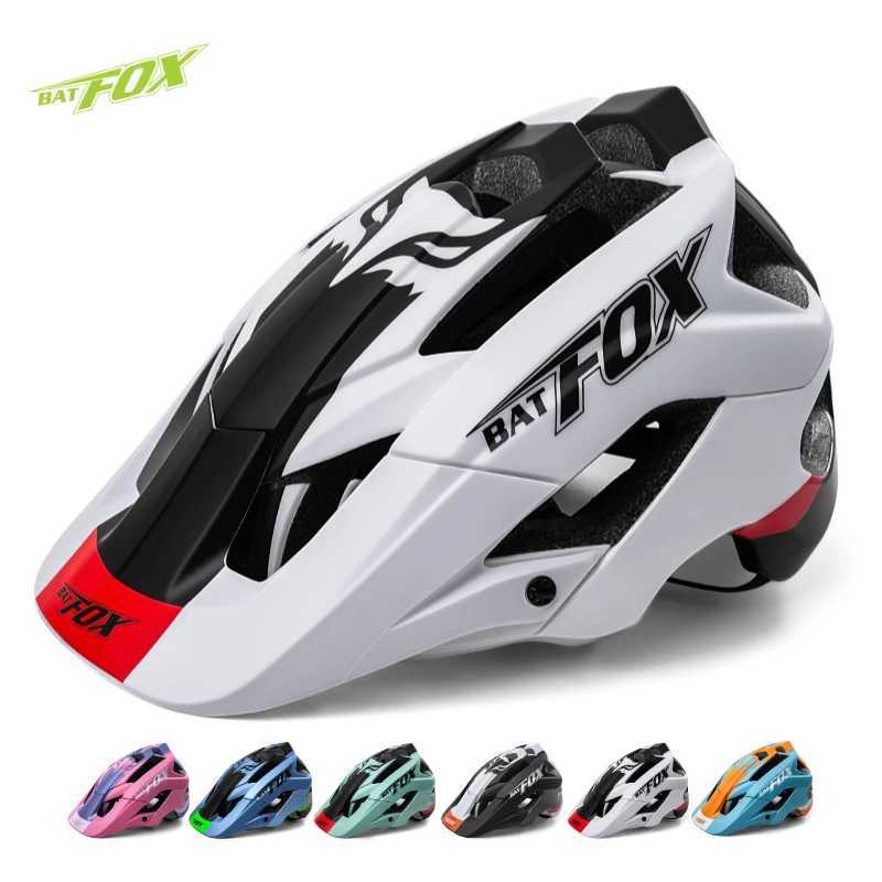 BATFOX New Bike Helmet Men Women Anticollision Ultralight Breathable Road Mountain Riding Cycling Safety Cap MTB Bicycle helmet J250916