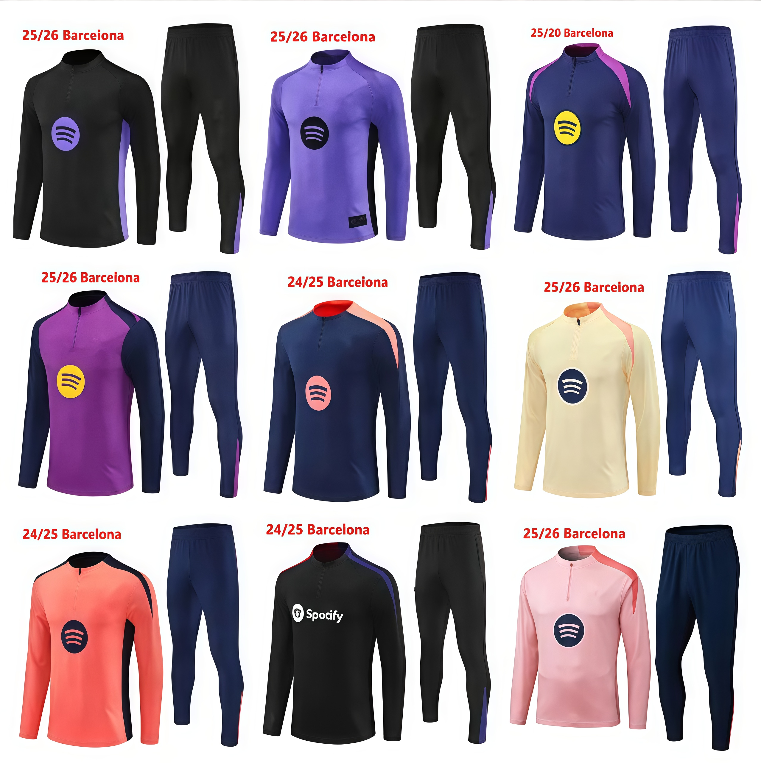 2025 26 chandal baRCEloneS Tracksuit LAMINE YAMAL LEWANDOWSKI soccer TRAINING barcelonaES GAVI PEDRI FERRAN men kids kit football Tracksuits Sportswear