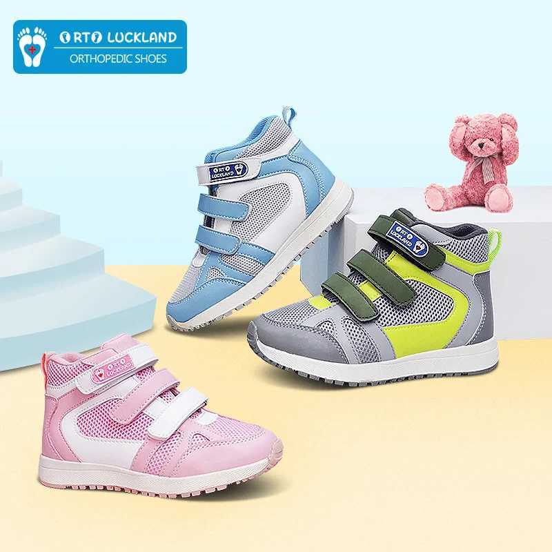 Ortoluckland ldren Sneakers Girls Boys Solid Spor Orthopedic Shoes Tipsietoes Flatfoot Booties For Kids Toddlers W250916