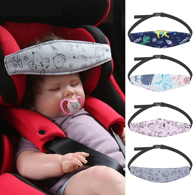 Baby Car Seat Head Support Children Stroller Fastening Belt Adjustable Boy Girl Playpens Sleep Positioner Baby Saftey Pillows 250915