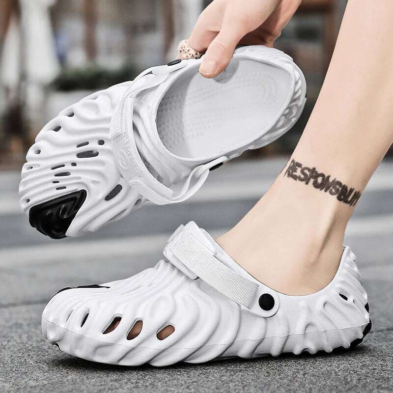 2025 Fashion Women Platform Slippers Flower DIY Garden Summer Shoes Woman Thick Bottom Soft EVA High Heel Sandals Girls Beach Sl