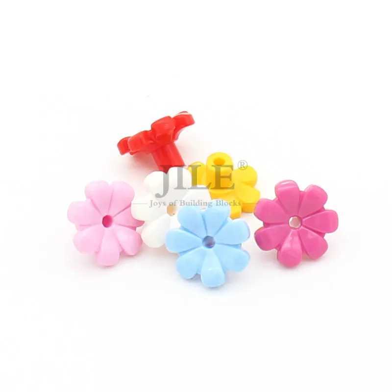 200pcs Moc 32606 Building Blocks Bricks Plant Flower with Bar and Small Pin Hole Compatible Cherry Blossom Tree House Toys C250916