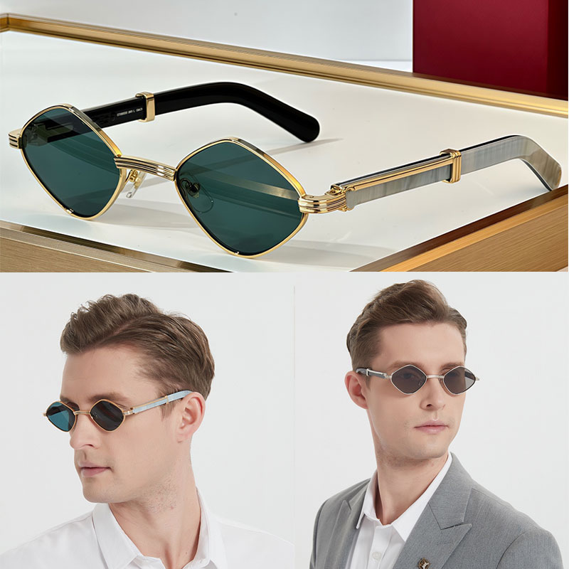 Designers oval metal frame sunglasses 0866 New fashion hot selling styles Personalized metal luxury small frame