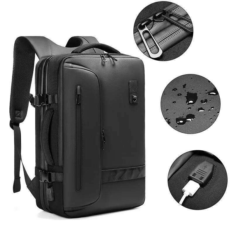 Travel Men Expanded Laptop vacuum compression hiking USB charging Business Large Capacity Backpack For Pumps