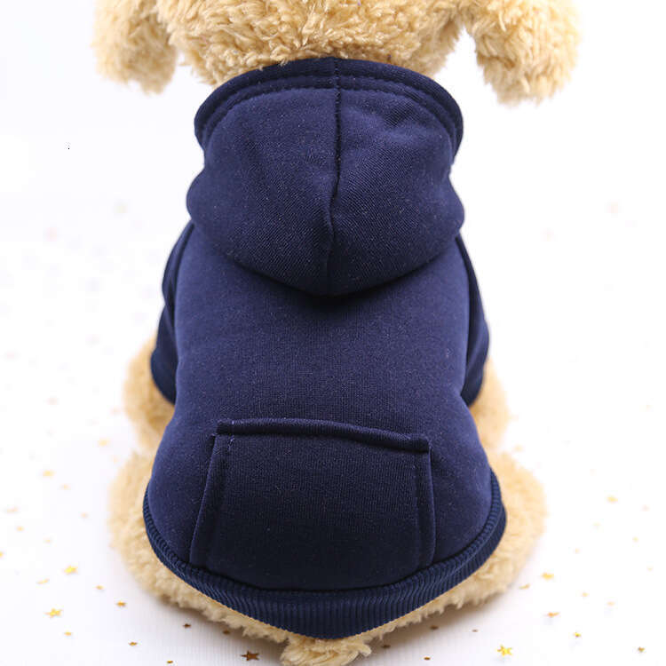Autumn Winter Two-Legged Hoodie Pocket Clothes Sports Style Dog Cat Pet Clothing Supplies Apparel